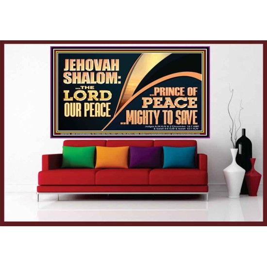 JEHOVAHSHALOM THE LORD OUR PEACE PRINCE OF PEACE  Church Portrait  GWOVERCOMER10716  