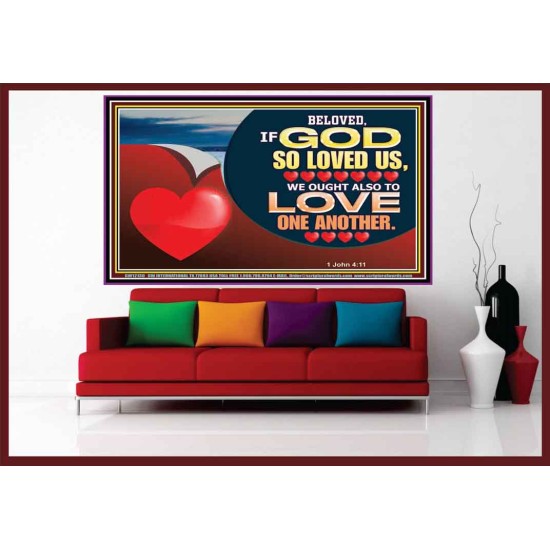 BELOVED IF GOD SO LOVED US  Custom Biblical Paintings  GWOVERCOMER12130  