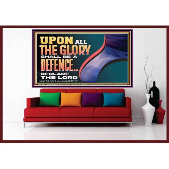 UPON ALL GLORY SHALL BE A DEFENCE  Art & Wall Décor  GWOVERCOMER12965  