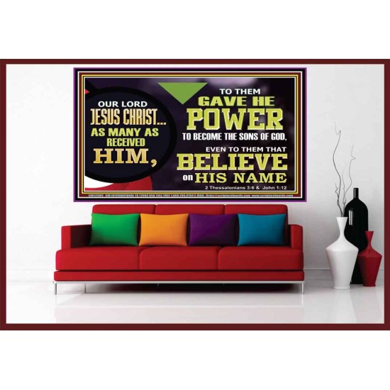 POWER TO BECOME THE SONS OF GOD  Eternal Power Picture  GWOVERCOMER12989  