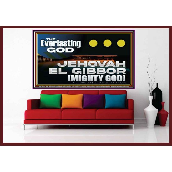 EVERLASTING GOD JEHOVAH EL GIBBOR MIGHTY GOD   Biblical Paintings  GWOVERCOMER13104  