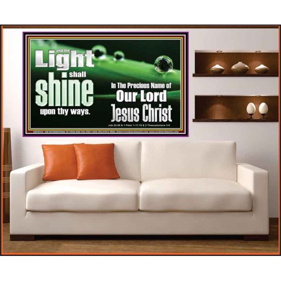 THE LIGHT SHINE UPON THEE  Custom Wall Décor  GWOVERCOMER10314  