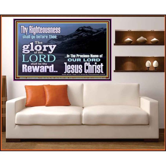 THE GLORY OF THE LORD WILL BE UPON YOU  Custom Inspiration Scriptural Art Portrait  GWOVERCOMER10320  