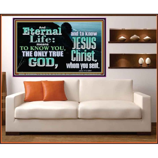 ETERNAL LIFE ONLY THROUGH CHRIST JESUS  Children Room  GWOVERCOMER10396  