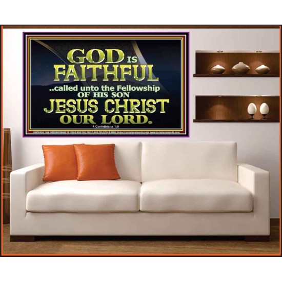 CALLED UNTO FELLOWSHIP WITH CHRIST JESUS  Scriptural Wall Art  GWOVERCOMER10436  