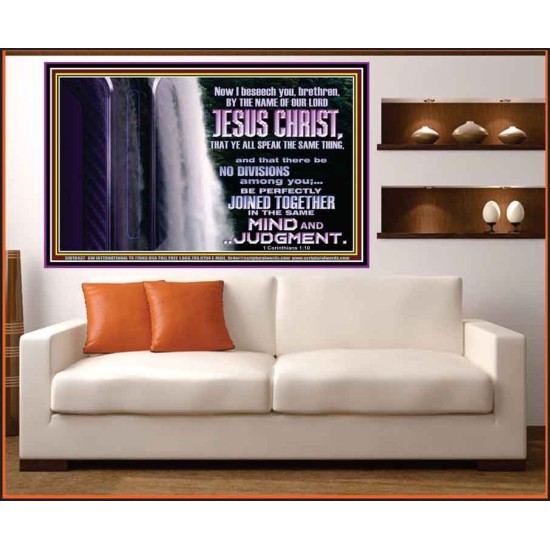 LET THERE BE NO DIVISIONS AMONG YOU  Scriptural Décor  GWOVERCOMER10437  