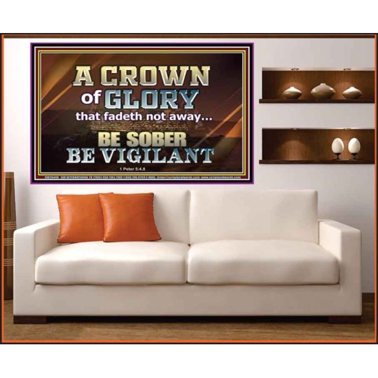 CROWN OF GLORY FOR OVERCOMERS  Scriptures Décor Wall Art  GWOVERCOMER10440  