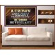 CROWN OF GLORY FOR OVERCOMERS  Scriptures Décor Wall Art  GWOVERCOMER10440  