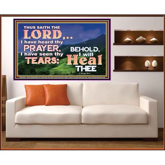 I HAVE SEEN THY TEARS I WILL HEAL THEE  Christian Paintings  GWOVERCOMER10465  