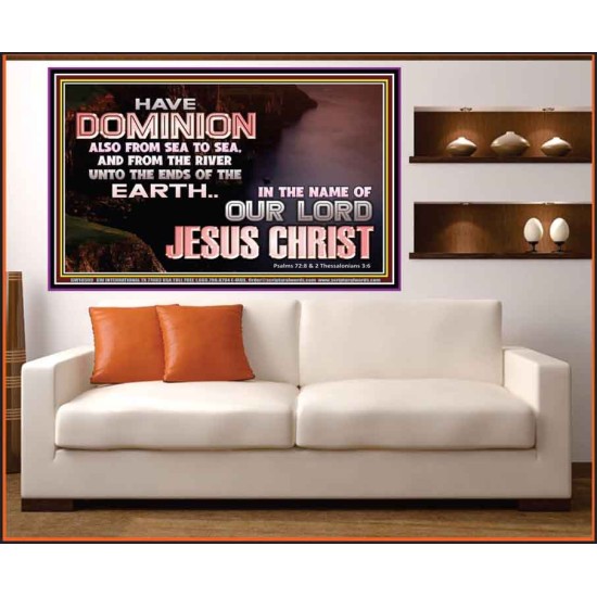 HAVE EVERLASTING DOMINION  Scripture Art Prints  GWOVERCOMER10509  