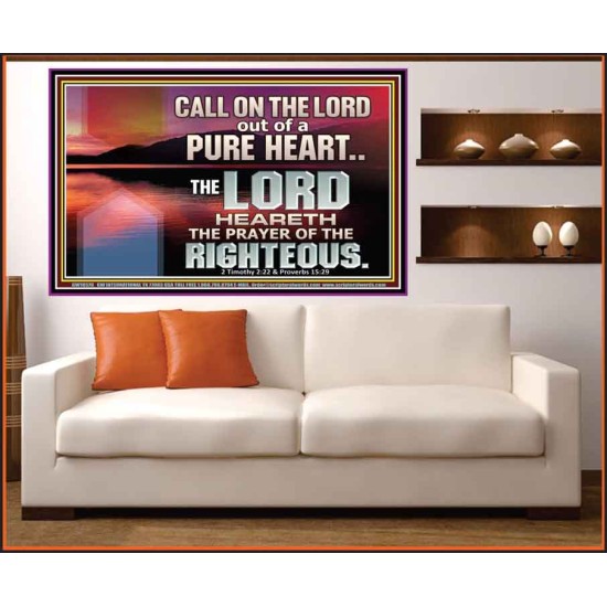 CALL ON THE LORD OUT OF A PURE HEART  Scriptural Décor  GWOVERCOMER10576  