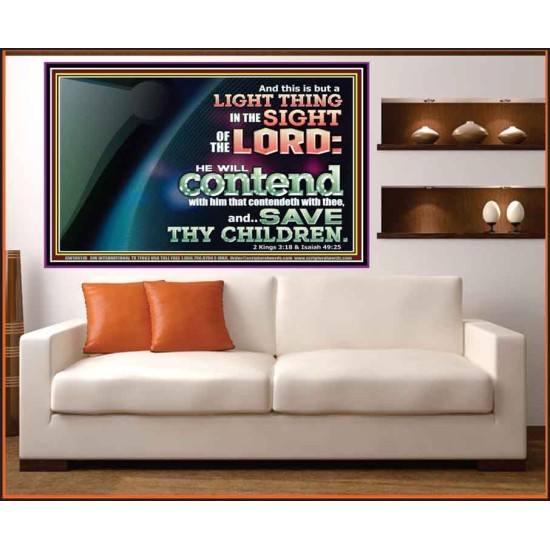 LIGHT THING IN THE SIGHT OF THE LORD  Unique Scriptural ArtWork  GWOVERCOMER10611B  