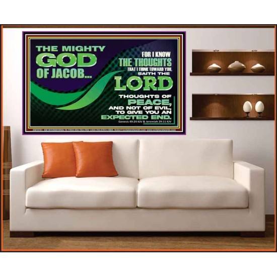 FOR I KNOW THE THOUGHTS THAT I THINK TOWARD YOU  Christian Wall Art Wall Art  GWOVERCOMER10781  