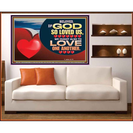 BELOVED IF GOD SO LOVED US  Custom Biblical Paintings  GWOVERCOMER12130  