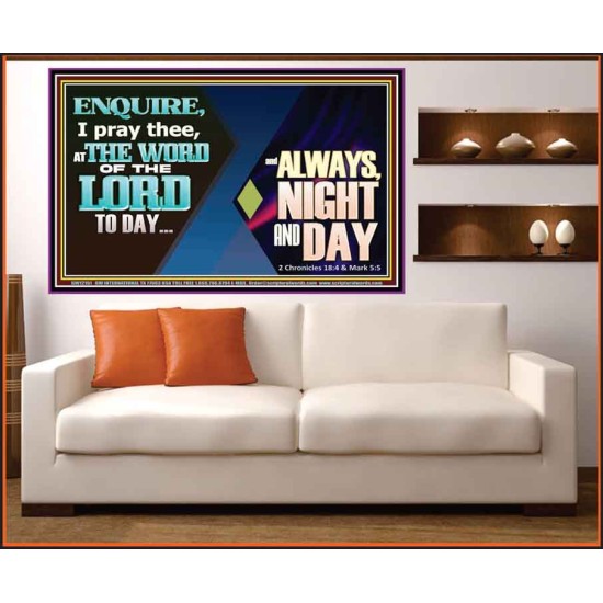 THE WORD OF THE LORD TO DAY  New Wall Décor  GWOVERCOMER12151  