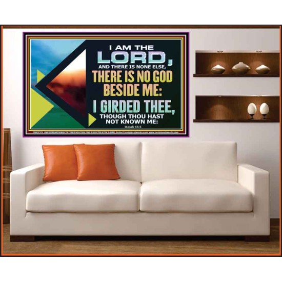 THERE IS NO GOD BESIDE ME  Bible Verse for Home Portrait  GWOVERCOMER12171  