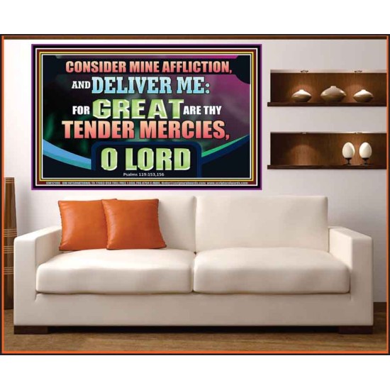 GREAT ARE THY TENDER MERCIES O LORD  Unique Scriptural Picture  GWOVERCOMER12180  