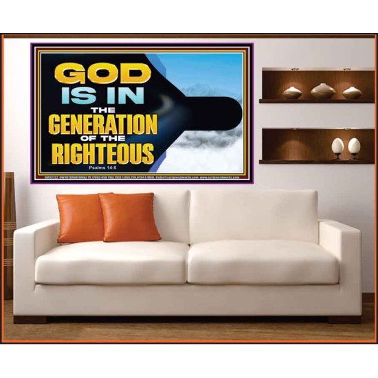 GOD IS IN THE GENERATION OF THE RIGHTEOUS  Scripture Art  GWOVERCOMER12722  