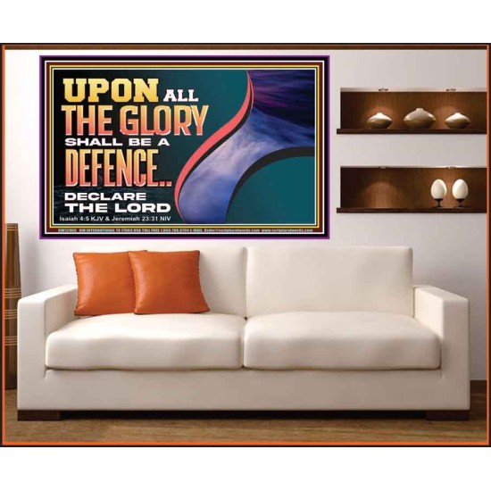 UPON ALL GLORY SHALL BE A DEFENCE  Art & Wall Décor  GWOVERCOMER12965  