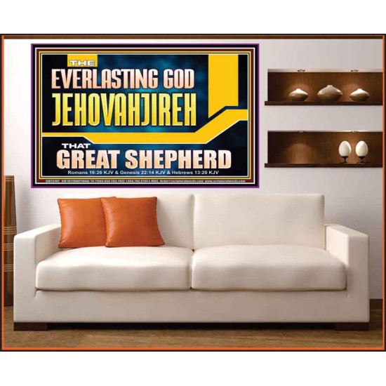 EVERLASTING GOD JEHOVAHJIREH THAT GREAT SHEPHERD  Scripture Art Prints  GWOVERCOMER13102  