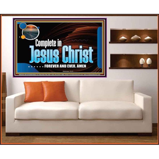 COMPLETE IN JESUS CHRIST FOREVER  Affordable Wall Art Prints  GWOVERCOMER9905  