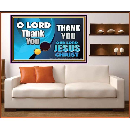 THANK YOU OUR LORD JESUS CHRIST  Custom Biblical Painting  GWOVERCOMER9907  