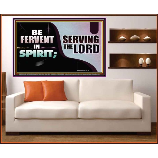 FERVENT IN SPIRIT SERVING THE LORD  Custom Art and Wall Décor  GWOVERCOMER9908  