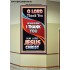 THANK YOU OUR LORD JESUS CHRIST  Sanctuary Wall Portrait  GWOVERCOMER10016  "44X62"