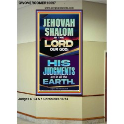 JEHOVAH SHALOM IS THE LORD OUR GOD  Christian Paintings  GWOVERCOMER10697  "44X62"