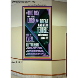 THE GREAT DAY OF THE LORD  Sciptural Décor  GWOVERCOMER11772  "44X62"