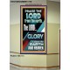 THE LORD GLORY IS ABOVE EARTH AND HEAVEN  Encouraging Bible Verses Portrait  GWOVERCOMER11776  