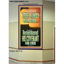 COVENANT OF THE LORD STAND FOR EVER  Wall & Art Décor  GWOVERCOMER11811  "44X62"