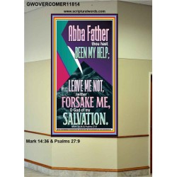 ABBA FATHER THOU HAST BEEN OUR HELP IN AGES PAST  Wall Décor  GWOVERCOMER11814  