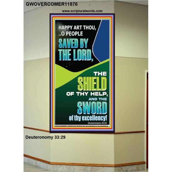 O PEOPLE SAVED BY THE LORD  Printable Bible Verse to Portrait  GWOVERCOMER11876  