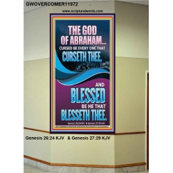 CURSED BE EVERY ONE THAT CURSETH THEE BLESSED IS EVERY ONE THAT BLESSED THEE  Scriptures Wall Art  GWOVERCOMER11972  "44X62"