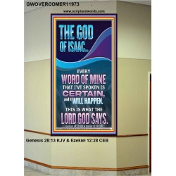 EVERY WORD OF MINE IS CERTAIN SAITH THE LORD  Scriptural Wall Art  GWOVERCOMER11973  "44X62"