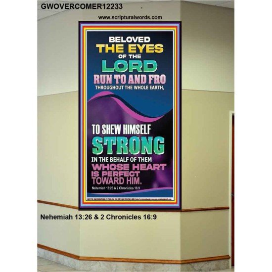 THE EYES OF THE LORD  Righteous Living Christian Portrait  GWOVERCOMER12233  
