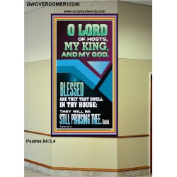 BLESSED ARE THEY THAT DWELL IN THY HOUSE  Christian Paintings  GWOVERCOMER12240  "44X62"