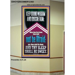 THY SLEEP SHALL BE SWEET  Printable Bible Verses to Portrait  GWOVERCOMER12393  "44X62"