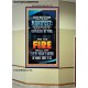 FIRE SHALL TRY EVERY MAN'S WORK  Ultimate Inspirational Wall Art Portrait  GWOVERCOMER9990  