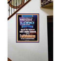 SING OF THE MERCY OF THE LORD  Décor Art Work  GWOVERCOMER10071  "44X62"