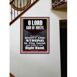 LORD GOD ALMIGHTY THOU HAST A MIGHTY ARM  Hallway Wall Portrait  GWOVERCOMER10078  "44X62"