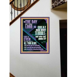 THE GREAT DAY OF THE LORD  Sciptural Décor  GWOVERCOMER11772  "44X62"