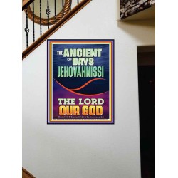 THE ANCIENT OF DAYS JEHOVAH NISSI THE LORD OUR GOD  Ultimate Inspirational Wall Art Picture  GWOVERCOMER11908  "44X62"