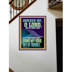 QUICKEN ME O LORD FOR THY NAME'S SAKE  Eternal Power Portrait  GWOVERCOMER11931  "44X62"