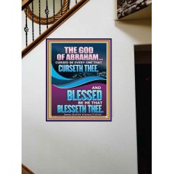 CURSED BE EVERY ONE THAT CURSETH THEE BLESSED IS EVERY ONE THAT BLESSED THEE  Scriptures Wall Art  GWOVERCOMER11972  "44X62"