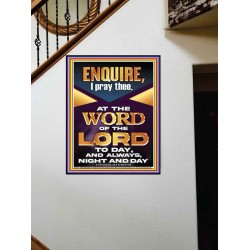 MEDITATE THE WORD OF THE LORD DAY AND NIGHT  Contemporary Christian Wall Art Portrait  GWOVERCOMER12202  "44X62"