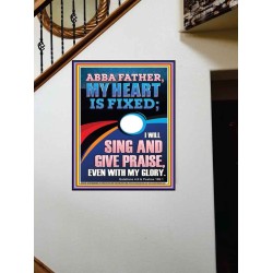 I WILL SING AND GIVE PRAISE EVEN WITH MY GLORY  Christian Paintings  GWOVERCOMER12270  "44X62"