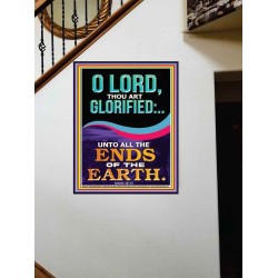 O LORD THOU ART GLORIFIED  Sciptural Décor  GWOVERCOMER12292  "44X62"