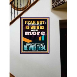 THEY THAT BE WITH US ARE MORE THAN THEM  Modern Wall Art  GWOVERCOMER12301  "44X62"